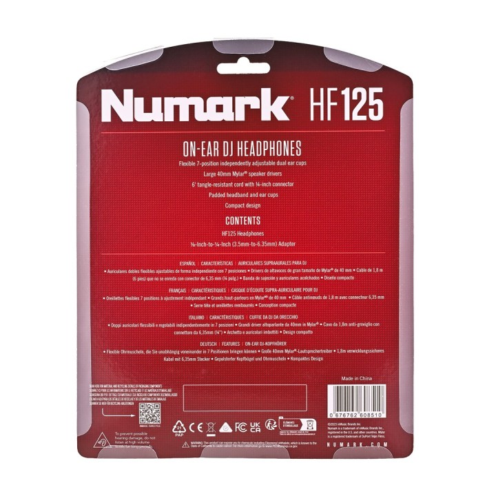Numark HF125 - DJ cuffie