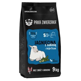 PAKA ZWIERZAKA Agnello con zucchina S - cibo secco per cani - 9kg