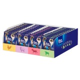 OPTIVITAL straccetti gustosi in salsa con pollo manzo agnello e vitello - cibo umido per gatti - 112x85g