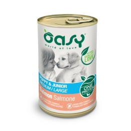 OASY One Protein Puppy & Junior Medium/Large Salmone - cibo umido per cani - 400g