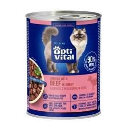 OPTIVITAL Manzo in salsa - cibo umido per gatti - 415g