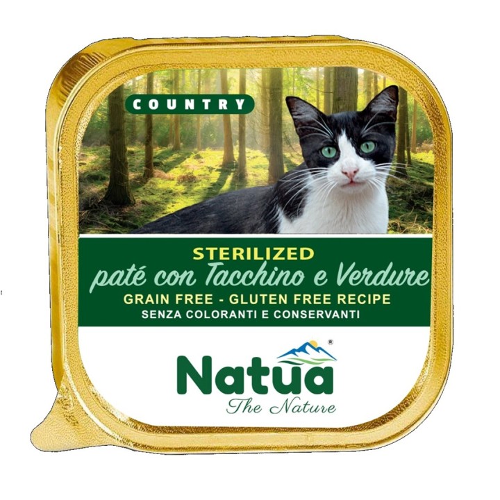 NATUA Country Tacchino sterilizzato con verdure - cibo umido gatti - 100g