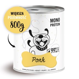 PAKA ZWIERZAKA Pepe Maiale - cibo umido per cani - 800g