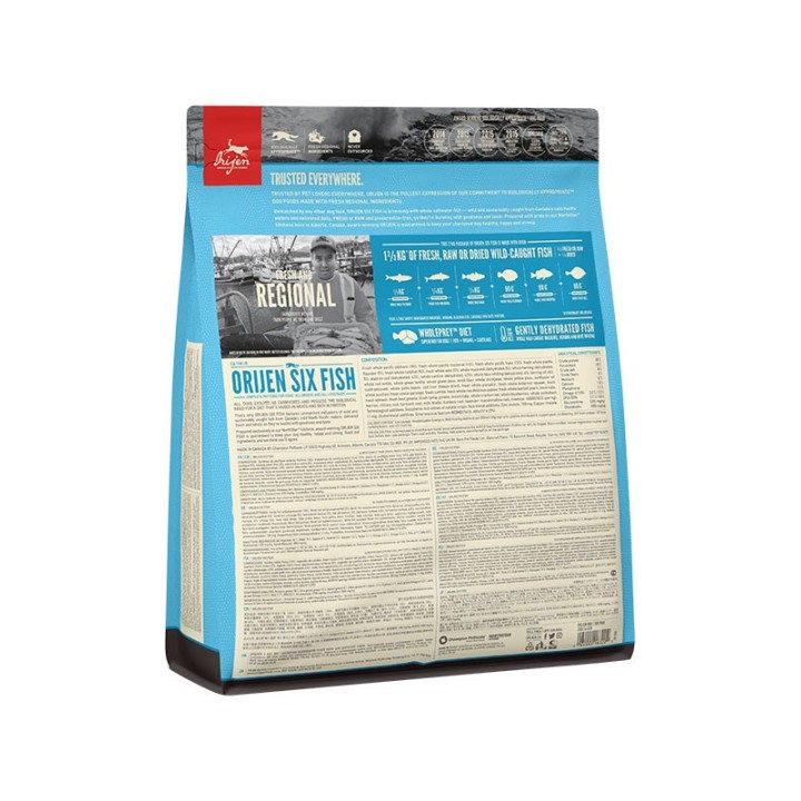 ORIJEN Six Fish - cibo secco per cani - 2kg