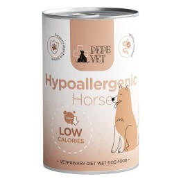 PAKA ZWIERZAKA Pepe Vet Hypoallergenic Mono Cavallo - cibo umido per cani - 400g