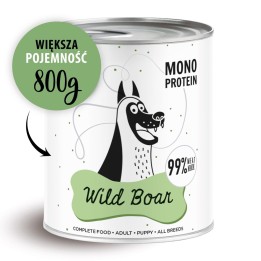 PAKA ZWIERZAKA Pepe Cinghiale - cibo umido per cani - 800g
