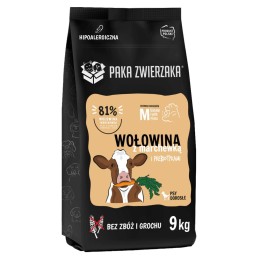 PAKA ZWIERZAKA Manzo con carote M - cibo secco per cani - 9kg