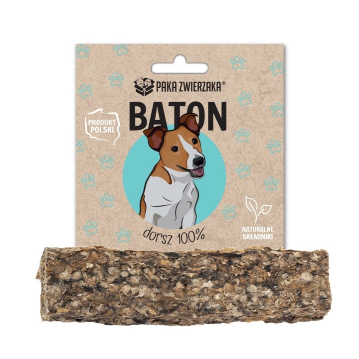 PAKA ZWIERZAKA Barretta di merluzzo 12 cm - snack per cani - 28g
