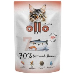 OLLO Cat No. 7 Salmone e gamberetti - cibo umido per gatti - 85g