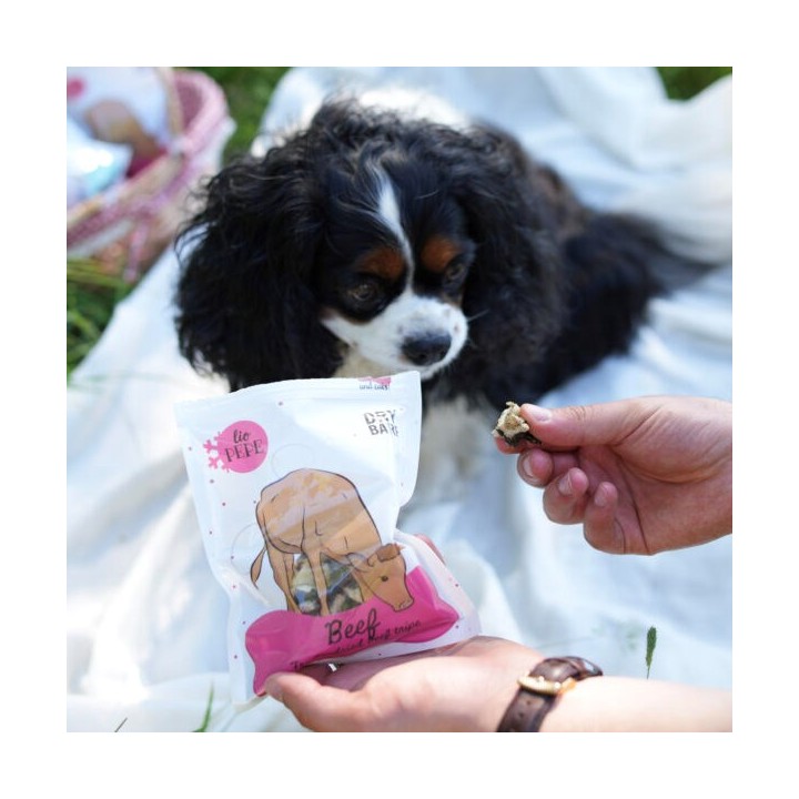 PAKA ZWIERZAKA Lio Pepe Manzo trippa Mono - snack per cani e gatti - 60g