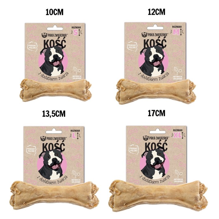 PAKA ZWIERZAKA Osso con trippa L 13 5 cm - snack per cani - 70g