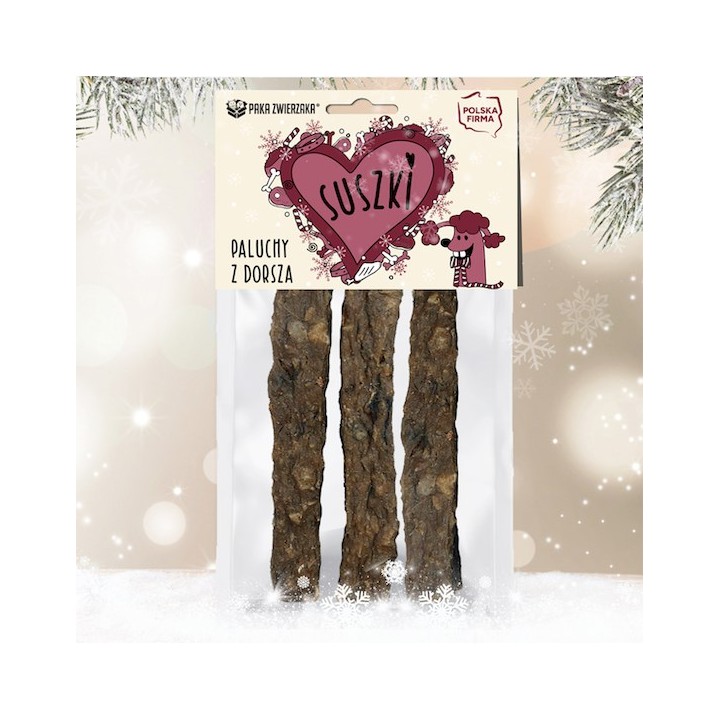 PAKA ZWIERZAKA Bastoncini di merluzzo - snack per cani - 60g