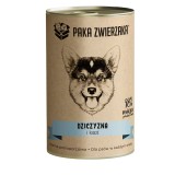 PAKA ZWIERZAKA Selvaggina e salmone - cibo umido per cani - 400g