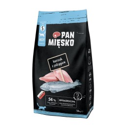 PAN MIĘSKO Pollo con trota S - cibo secco per gatti - 1 6kg
