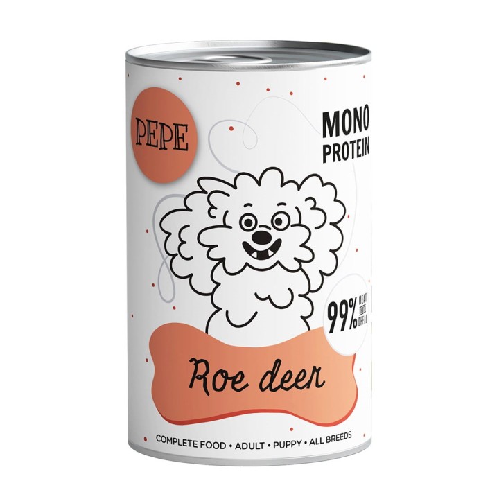PAKA ZWIERZAKA Pepe Capriolo - cibo umido per cani - 400g
