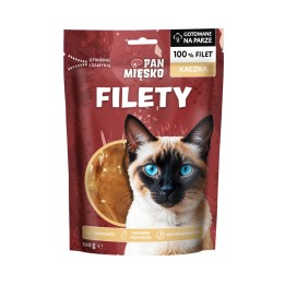 PAN MIĘSKO Filetti di anatra - snack per gatti - 100g