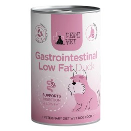 PAKA ZWIERZAKA Pepe Vet Gastrointestinal Basso contenuto di grassi Mono Anatra - cibo umido per cani - 400g