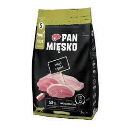 PAN MIĘSKO Tacchino con oca Small - cibo secco per gatti - 5 kg