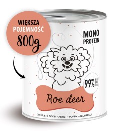 PAKA ZWIERZAKA Pepe Capriolo - cibo umido per cani - 800g