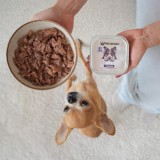 PAKA ZWIERZAKA Tacchino e mirtilli rossi - cibo umido per cani - 150g