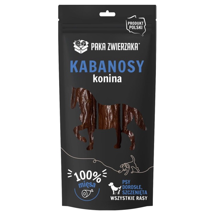 PAKA ZWIERZAKA Salsicce Cavallo - snack cani - 80g