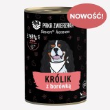 PAKA ZWIERZAKA Seventh Heaven Coniglio con mirtilli Mono - cibo umido per cani - 400g