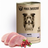 PAKA ZWIERZAKA Tacchino e mirtilli rossi - cibo umido per cani - 400g
