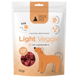 PEPE VET Leggero Verdure - snack per cani - 70g