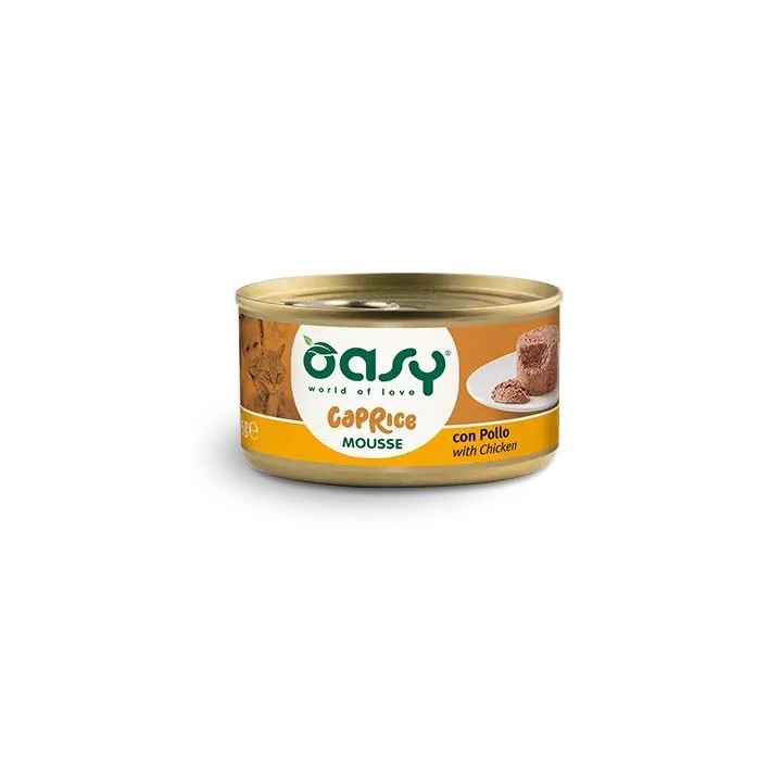 OASY Caprice Mousse pollo - cibo umido per gatti - 85g