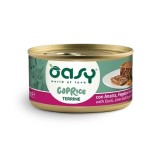OASY Caprice Terrines con fegato di anatra e verdure - cibo umido per gatti - 85g
