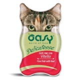 OASY Delicatesse Fine paté con vitello - cibo umido per gatti - 85g