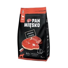 PAN MIĘSKO Manzo con capra M - cibo secco per cani - 9kg