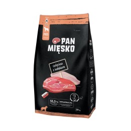 PAN MIĘSKO Vitello con tacchino M - cibo secco per cani - 20kg