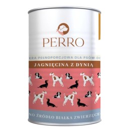 PERRO Agnello con zucca - cibo umido per cani - 400g