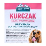 PETITTO Anelli di pesce e pollo - snack per cani - 500 g