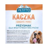 PETITTO Spiedino di petto d'anatra - snack per cani - 500 g
