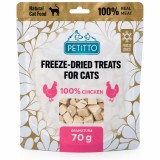 PETITTO Snack di pollo liofilizzato Mono - snack per gatti - 70g