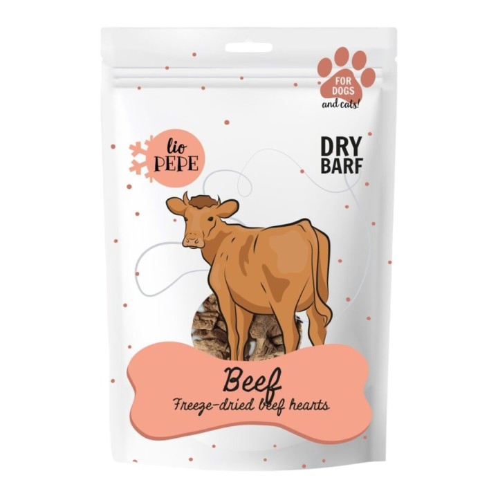 PAKA ZWIERZAKA Lio Pepe Manzo Mono - snack per cani e gatti - 60g