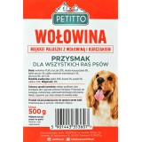 PETITTO Stick morbidi di manzo - snack per cani - 500g