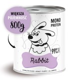 PAKA ZWIERZAKA Pepe Coniglio - cibo umido per cani - 800g