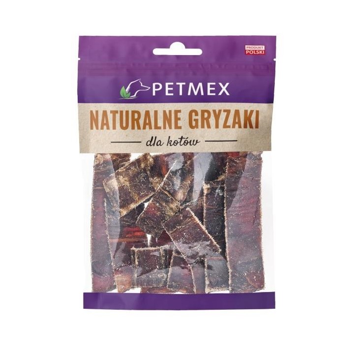 PETMEX strisce di ugola di manzo - snack per gatti - 40g