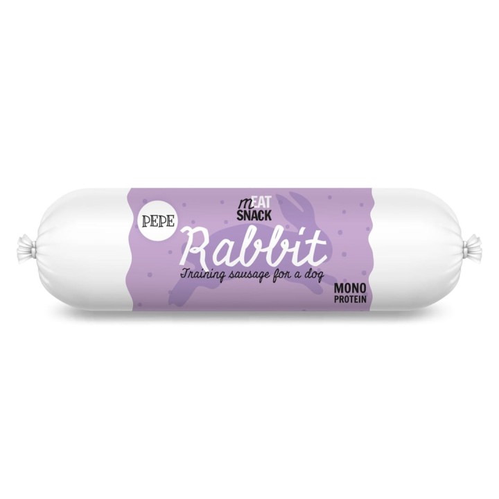PAKA ZWIERZAKA Pepe Salsiccia Coniglio - snack per cani - 200g