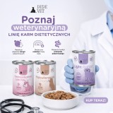 PAKA ZWIERZAKA Pepe Vet Light Mono Coniglio - cibo umido per cani - 400g