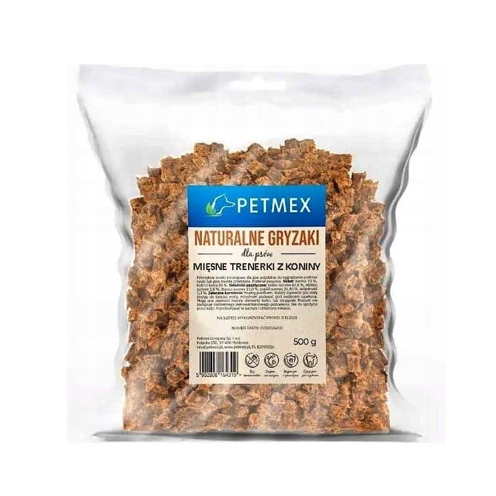PETMEX Snack di carne di cavallo - snack per cani - 500g