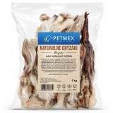 PETMEX Orecchie di coniglio con pelo - snack per cani - 1kg