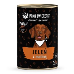 PAKA ZWIERZAKA Seventh Heaven Cervo con lamponi Mono - cibo umido per cani - 400g