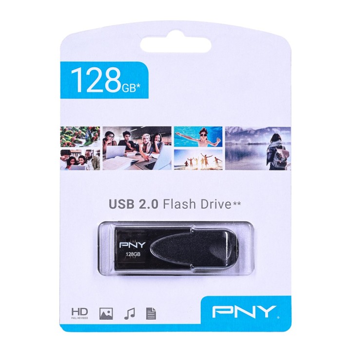 PNY Attaché 4 2.0 128GB USB chiavetta flash USB Type-A nero