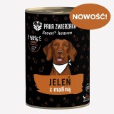 PAKA ZWIERZAKA Seventh Heaven Cervo con lamponi Mono - cibo umido per cani - 400g