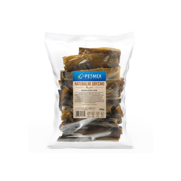 PETMEX pelle di cinghiale - snack per cani - 500g