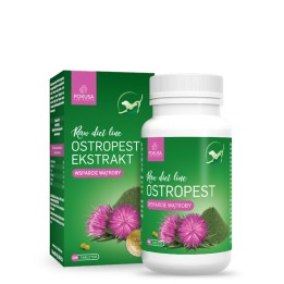POKUSA RawDietLine Estratto di cardo mariano - Integratori per cani e gatti - 120 pz